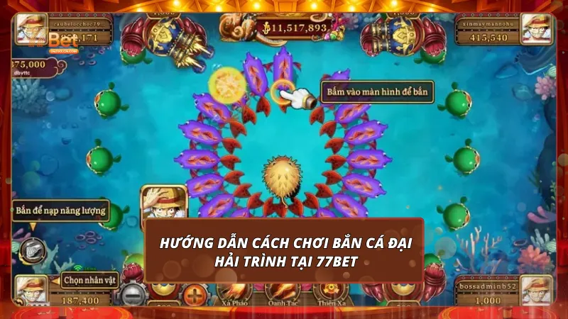 Hướng dẫn cách chơi bắn cá Đại Hải Trình tại 77Bet