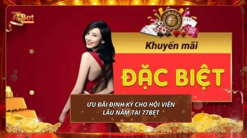 Ưu đãi định kỳ cho hội viên lâu năm tại 77Bet